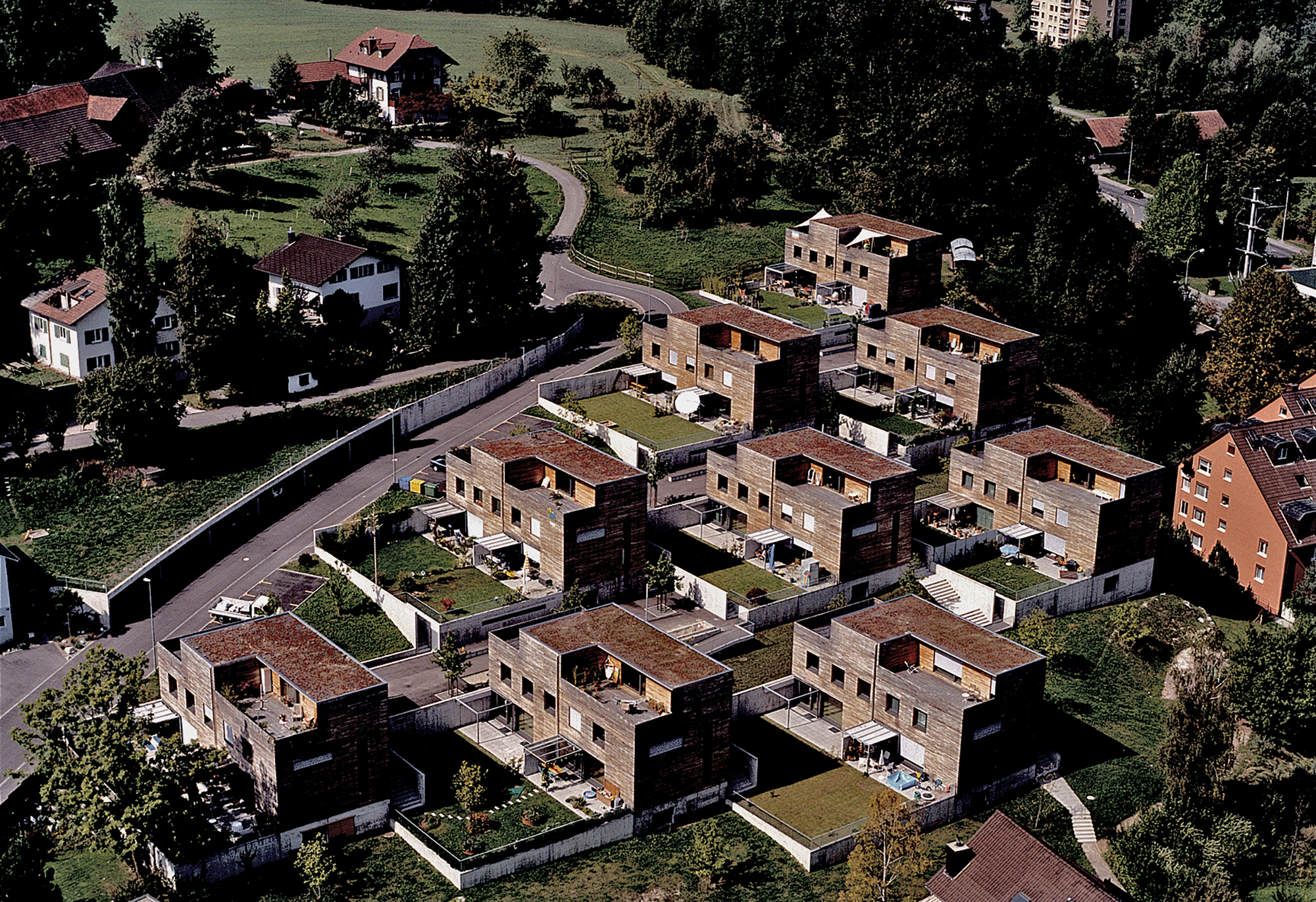Renggli’s second passive house «Senti» in Kriens, built for the Lucerne Pension Fund